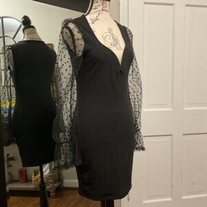 Black Form-fitting Shein Dress - Size Small